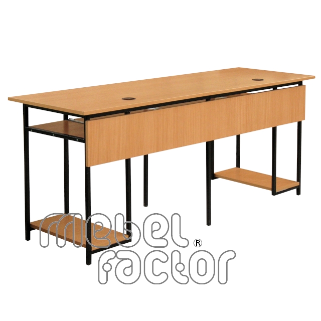 Double computer table UNIVERSAL 160x60cm, H71cm