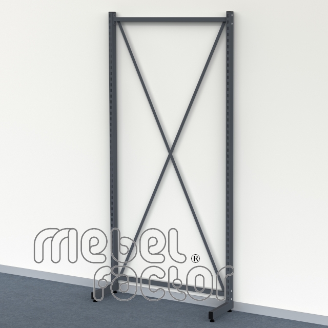 L-shaped rack, 90х27хН200cm