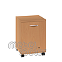 Mobile office pedestal with cabinet