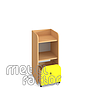 Single cupboard with two levels and a drawer