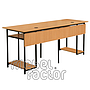 Double computer table UNIVERSAL 180x60cm, H76cm