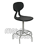 Screw-adjusted chair ERGO high 50~63cm.